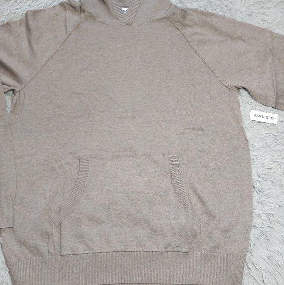 NWT Old Navy Static Gray Long Sleeve Hoodie Sweatshirt, XL - Picture 2 of 10
